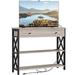 Yaheetech TV Stand with Power Outle