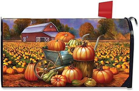 Briarwood Lane Pumpkin Farm Fall Magnetic Mailbox Cover Cart Autumn Standard