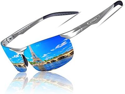 KITHDIA Occhiali da sole polarizzati per guidare gli uomini - Al-Mg Metallo Cornice Sport Occhiali da sole S6502