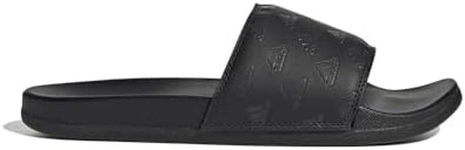 adidas Sportswear Adilette Comfort Slides, Core Black/Carbon/Core Black, US 7