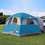 UNP SUV Tent for Camping, 6-Person Car Camping, SUV Tailgate Tent for Outdoor, Easy Set Up with Rainfly 10'x9'x78in(H)