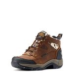 ARIAT Women's Terrain Waterproof Boot Hiking, Distressed Brown, 9