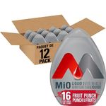 MiO Fruit Punch Liquid Water Enhancer, 48ml (Pack of 12)