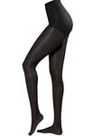 Sparkles and Satin Ultra Sheer Control Top Multi Use Black Pantyhose: Versatile Elegance for Alluring Style