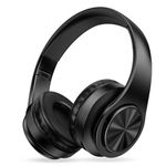 NAZUSA Headphones, Wireless Headphones, Wired & Wireless, Dual Use, Sealed Type, Lightweight, HIFI Treble Quality, Up to 38 Hours of Continuous Playback, Over Ear Headphones, Sound Leakage Prevention,