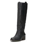 Lucky Brand Hybiscus-Black/Norway Boot, Size 8