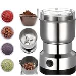 Wancle Stainless Steel Nima Grinder,Spice Coffee Grinder, Dry Masala Grinder, Masala Mixer Grinder Mini, Mini Masala Grinder, Mini Mixer Grinder, Spice Grinder Mini (Silver)