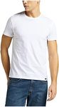 Lee Men's Twin Pack Crew T-Shirt, White, XXL