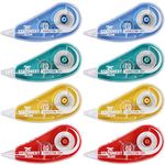 STATIONERY ISLAND Correction Tape 8Pcs, Total 40m Correction Tape Roller, White out Correction Tape Mouse for School and Office Supplies