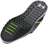Under Armour Men's HOVR Spikeless Golf Shoe, (002) Black/Black/Halo Gray, 9 UK Wide