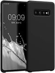 kwmobile Case Compatible with Samsung Galaxy S10 Plus / S10+ Case - TPU Silicone Phone Cover with Soft Finish - Black Matte