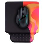 Tukzer Gel Mouse Pad Wrist Rest Memory-Foam Ergonomic Mousepad| Cushion Wrist Support & Pain Relief| Suitable for Gaming, Computer, Laptop, Home & Office Non-Slip Rubber Base (Black Quartz)