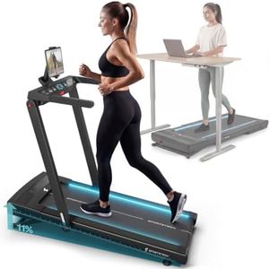 Sportstech Laufband klappbar mit 11% Steigung - Deutsche Qualitätsmarke - mit App Funktion - Fitness Treadmill bis 15 km/h & Walking Pad bis 6 km/h für Zuhause - 360° Tablet Holder - sTread Fold Pro