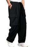 GRECIILOOKS Regular Fit Track Pant for Men (Gl-Tp-1014-2Xl-Black)