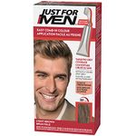 Just For Men Easy Comb-In Color, Grey Hair Coloring for Men with Comb Applicator - Light Brown, A-25 (1 Count)