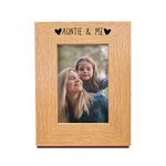 Second Ave Oak 6x4 Portrait Picture Photo Frame Auntie & Me Gift