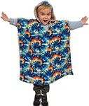 Birdy Boutique Car Seat Poncho for Kids – Safe to Use Over Seat Belts – Reversible Warm and Cozy Blanket – Easy on Easy Off and Doesn’t Impact Car Seat Performance – Tie Dye – One Size