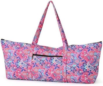 Boulder Bee Yoga Mat Bag with Wet Pocket, Large Yoga Mat Carrier, Yoga Gifts for Women, Gym Tote Bag for Travel Office Beach Workout