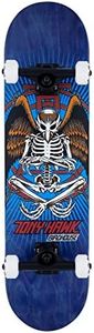Birdhouse Hawk Birdman Stage 3 Factory Complete Skateboard Blue 8"