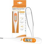 Digital Thermometer, Oral Thermometer for Adults and Infants, C/F Switchable, Rectum Armpit Reading Thermometer for Baby Kids and Adults