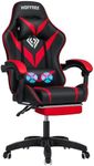 HOFFREE Massage Gaming Chair for Ki