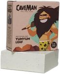 Caveman YUMYUM LEAF Men's Natural Soap: Mint & Tea Tree Exfoliating Bar with Jojoba Oil & Aloe Vera Hydration (180g)