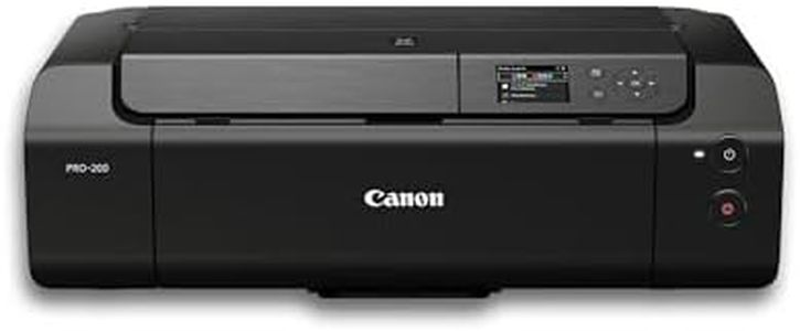 Canon PIXMA PRO-200 Stampante Fotografica - Colori Vivaci, Versatilità, Stampante A3+ - Sistema ad 8 Inchiostri Dye a Colori - 3 Opzioni di Alimentazione - Facile da Usare