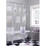 Maytex 50681 Mesh Pockets Shower Curtain Or Liner