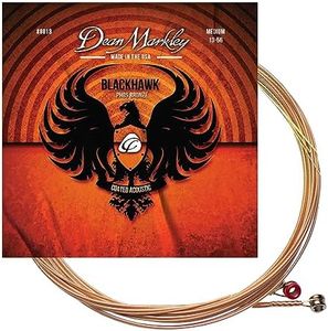 Dean Markley Blackhawk Coated Phosphor Bronze Acoustic Guitar Strings 13-56