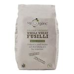 Mr Organic - Whole Wheat Fusilli 500g - Pasta Made in Italy from Organic Durum Whole Wheat - Bronze Extruded for Texture - Vegan & Non-GMO