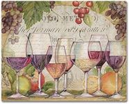 CounterArt 'Wine Country' Glass Cutting Board, 15 x 12 (23116)