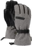 Burton Men's Deluxe Gore‑TEX Gloves, Gray Heather, S