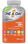 ONE A DAY Women’s 50+ Healthy Advantage Multivitamins, Supplement with Vitamins A, C, E, B1, B2, B6, B12, Vitamin D and Calcium, 200 Count