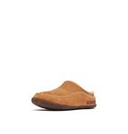 Sorel Men's Open-Back Slippers, Camel Brown/Curry, Numeric_7