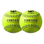 PHINIX Practice Softball Official Size and Weight Professional Quality (PXS1212- 2Pack)
