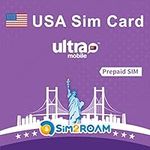 USA Ultra Mobile SIM Card | 6GB+3GB at 5G/4G LTE Data | Unlimited Domestic US Calls/Texts + International Calls/SMS credit | 28 Day plan