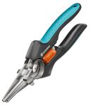 Gardena GripCut: Stainless Steel herb Scissors with Clever gripping Function, Precisely cuts and Holds Herbs at the Same time, 45 mm Blade, with one-Handed Safety Lock (12213-20)