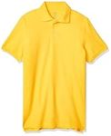 Lee Uniforms Men's Short Sleeve Uniforms Polo, Gold, Large