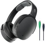 Skullcandy Hesh ANC Over-Ear Noise Cancelling Wireless Headphones, 22 Hr Battery, Microphone, Works with iPhone Android and Bluetooth Devices - True Black