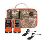 Motorola Talkabout T265 Rechargeable Two-Way Radio Bundle, Orange