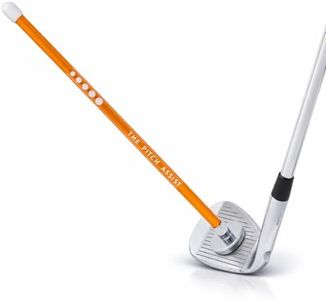 Golf Alignment Rods: Magnetic Club Alignment Stick Demonstrates Correct Golf Swing Aim, Golf Training Aid Magnet Lie Angle Tool Training Aids Visualize and Align Your Golf Shot, Orange