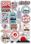 A4 Sticker Sheet Japan Vinyl Stickers - Japanese Landmarks City Beach Flag Map Holiday Suitcase Luggage Scrapbook Culture Travel #78887