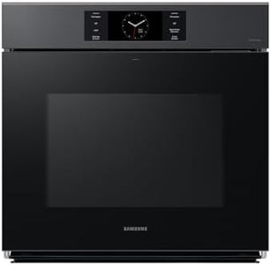 SAMSUNG Bespoke 30" Single Wall Oven with AI Pro Cooking Camera, Matte Black Steel, NV51CG700SMTAA