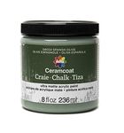 Delta Creative Ceramcoat Ultra Matte Chalk Furniture & Craft Paint in (8 Ounce), 04054 Spanish Olive