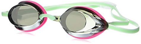 Speedo Women's Swim Goggles Mirrored Vanquisher 2.0 - Pink/Grey, One Size