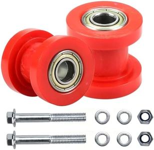 KOSIDA Upgrade Red 8mm Motorized Bike Chain Tensioner Adjuster Spring Sprocket Chain Tensioner Chain Tensioner for Motorized Bicycle Compatible With 49cc 66cc 80cc Engine