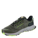 New Balance Men's Fresh Foam Garoe V1 Trail Running Shoe, Dark Camo/Black/Pixel Green, 7.5 X-Wide US