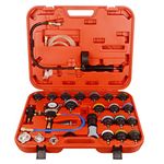 DAYUAN 28pcs Universal Radiator Pressure Tester Kit, coolant Pressure Tester kit coolant Vacuum Refill kit for Cooling System