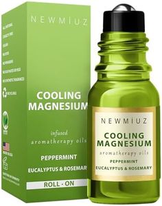 Migraine Roll on Stick Tension Headache Relief Magnesium Cooling Peppermint Eucalyptus Essential Oil Sinus Aromatherapy Roller Natural Self Care Gift