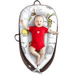 Ceekii Baby Nest Pod for Newborn, Baby Lounger Baby Sleeping Pod for 0-12 Months Baby, Cotton Newborn Lounger, Baby Essentials for Newborn Baby Boys Girls, Newborn Gift